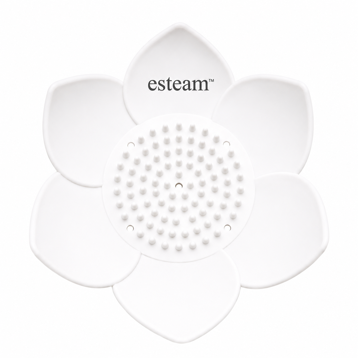 Lotus Flower Shower Steamer Holder Tray, White