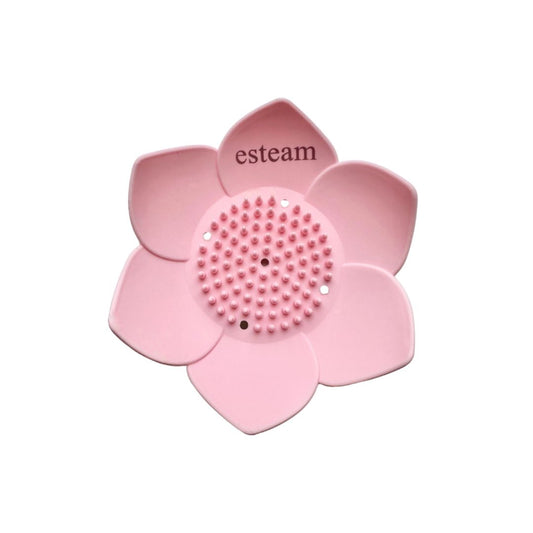 Lotus Flower Shower Steamer Holder Tray, Pink