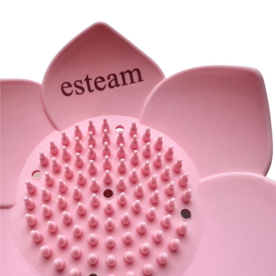 Lotus Flower Shower Steamer Holder Tray, Pink