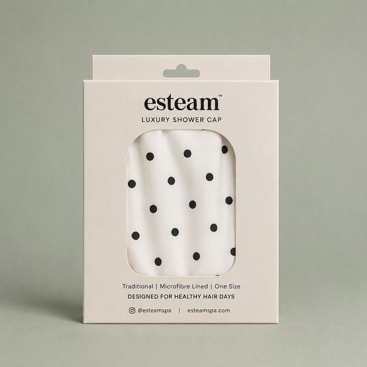 Luxury Shower Cap - Polka Dot
