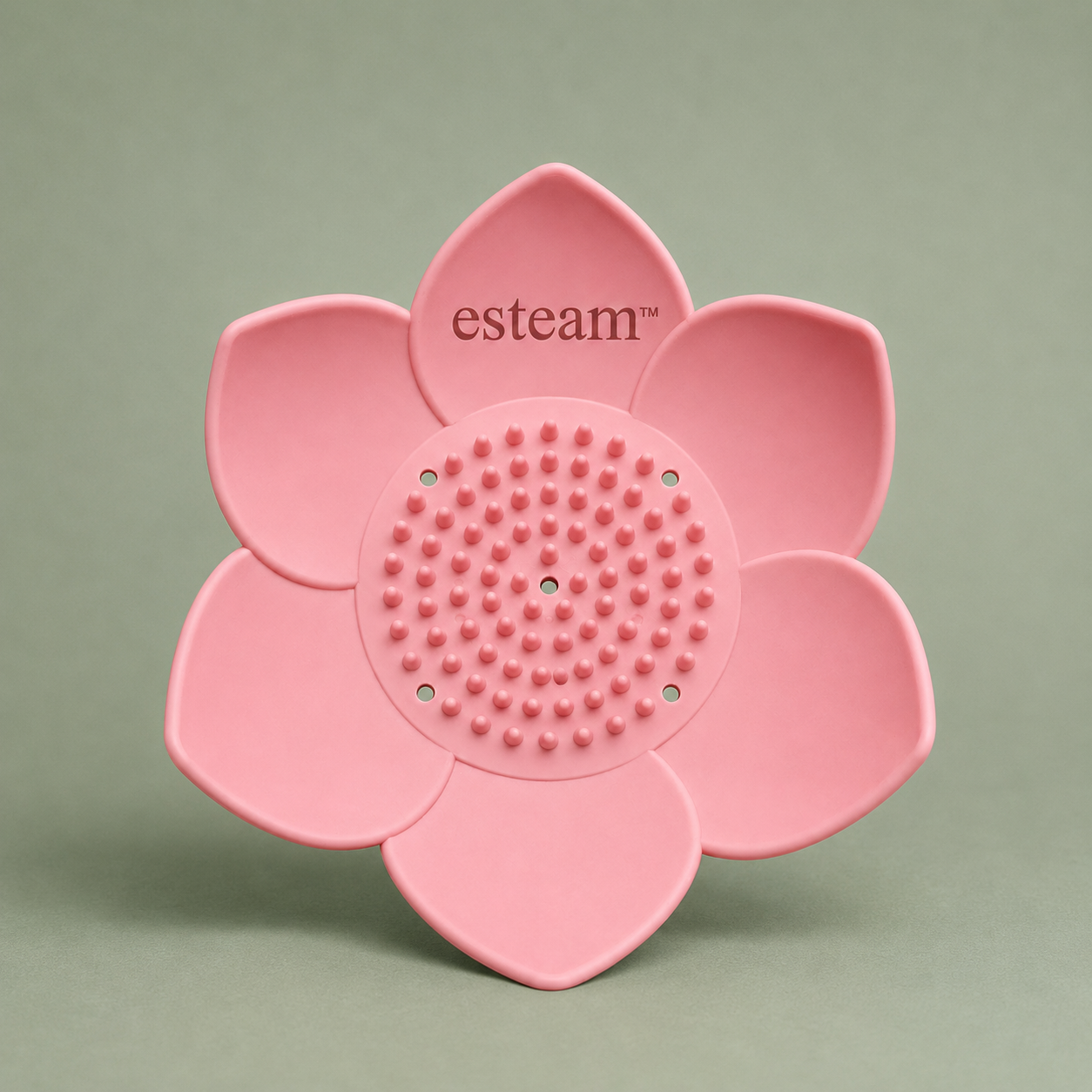 Lotus Flower Shower Steamer Holder Tray, Pink
