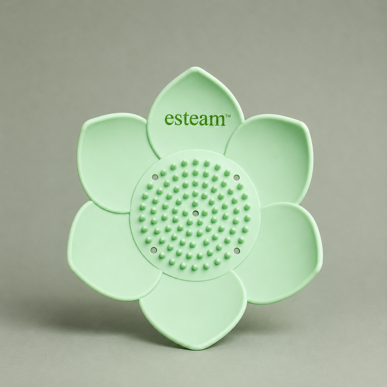 Lotus Flower Shower Steamer Holder Tray, Green